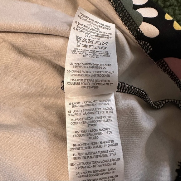 Boden Seam Detail Ponte Shift Dress Black Flora Bloom Size US 8 - Picture 6 of 6